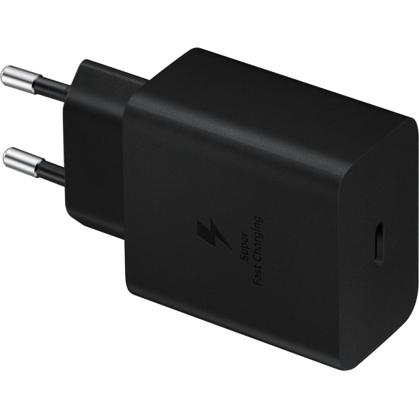 Samsung Ep-T4511Xbegeu Samsung Usb-C Pd Wall Charger 45W + Usb-C Cable Black - Afbeelding 2