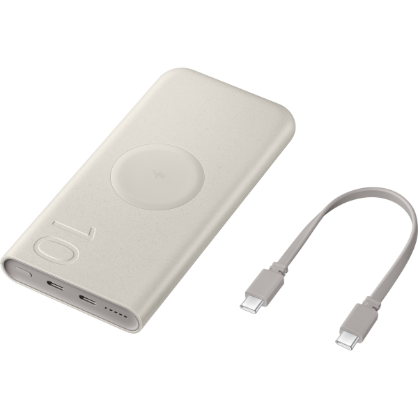 Samsung Eb-U2510Xuegeu Samsung Wireless Battery Pack 10.000 Mah 25W Beige - Afbeelding 6