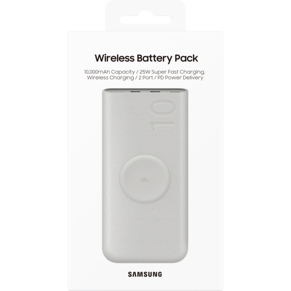 Samsung Eb-U2510Xuegeu Samsung Wireless Battery Pack 10.000 Mah 25W Beige - Afbeelding 7