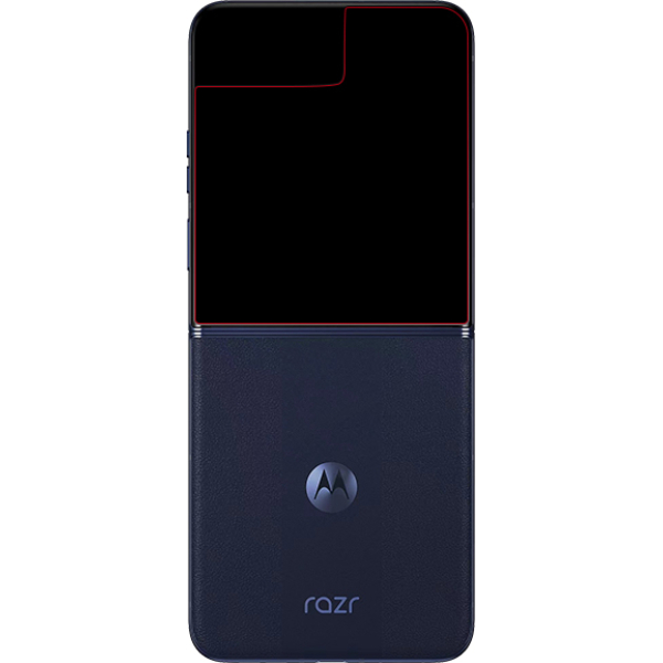 Mobilize Glass Screen Protector Motorola Razr 50 Ultra (Outer Display + Camera) - Afbeelding 2