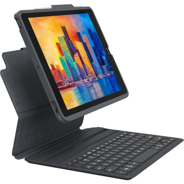 Zagg Pro Keys Bluetooth Keyboard Case For Apple Ipad 10.9 (2022)/Ipad 11 (2025) Qwerty Black