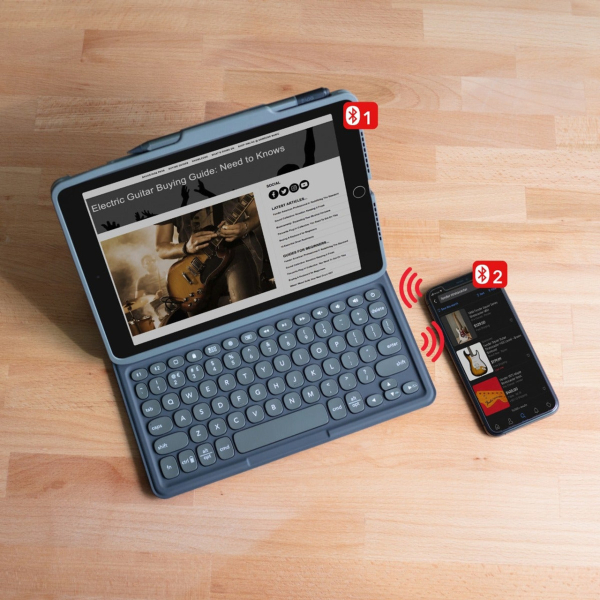 Zagg Pro Keys Bluetooth Keyboard Case For Apple Ipad 10.9 (2022)/Ipad 11 (2025) Qwerty Black - Afbeelding 6