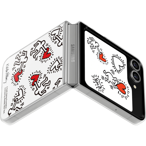 Samsung Ef-Zf741Cwegww Samsung Flipsuit Case Galaxy Z Flip6 Clear/White - Afbeelding 4