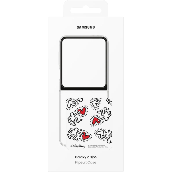 Samsung Ef-Zf741Cwegww Samsung Flipsuit Case Galaxy Z Flip6 Clear/White - Afbeelding 6