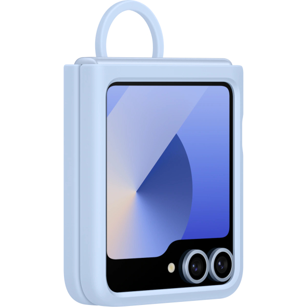 Samsung Ef-Pf741Tlegww Samsung Silicone Cover With Ring Galaxy Z Flip6 Blue - Afbeelding 2
