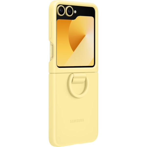 Samsung Ef-Pf741Tyegww Samsung Silicone Cover With Ring Galaxy Z Flip6 Yellow - Afbeelding 3