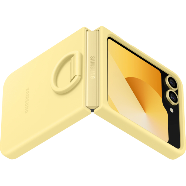 Samsung Ef-Pf741Tyegww Samsung Silicone Cover With Ring Galaxy Z Flip6 Yellow - Afbeelding 6