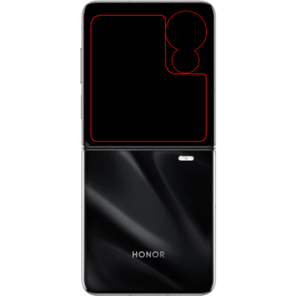 Mobilize Glass Screen Protector Honor Magic V Flip (Outer Display + Camera) - Afbeelding 2