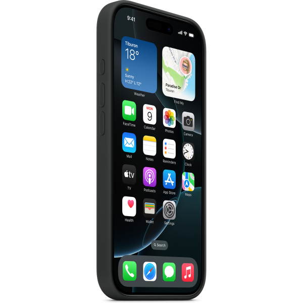 Apple Myyt3Zm/A Apple Silicone Case With Magsafe Iphone 16 Pro Max Black - Afbeelding 2