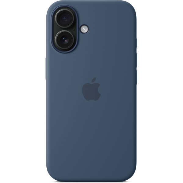 Apple Myy23Zm/A Apple Silicone Case With Magsafe Iphone 16 Denim