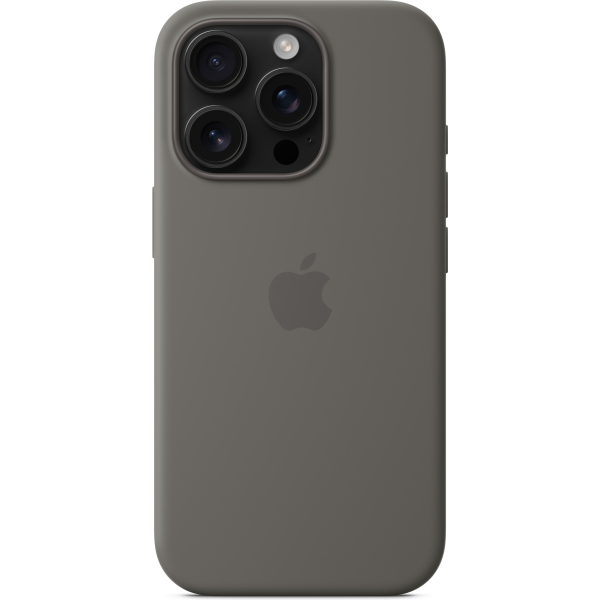 Apple Myyl3Zm/A Apple Silicone Case With Magsafe Iphone 16 Pro Stone Grey