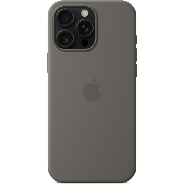 Apple Myyv3Zm/A Apple Silicone Case With Magsafe Iphone 16 Pro Max Stone Grey
