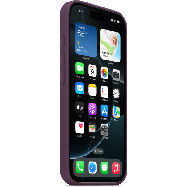 Apple Myyw3Zm/A Apple Silicone Case With Magsafe Iphone 16 Pro Max Plum - Afbeelding 2