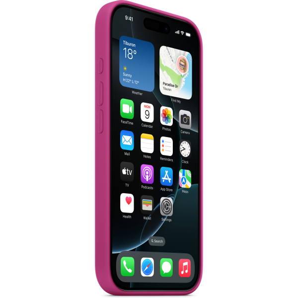 Apple Myyx3Zm/A Apple Silicone Case With Magsafe Iphone 16 Pro Max Fuchsia - Afbeelding 2