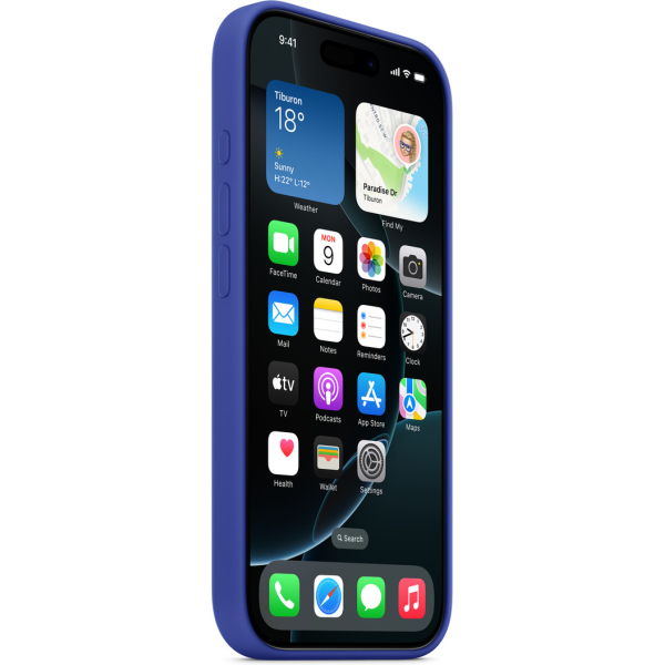 Apple Myyy3Zm/A Apple Silicone Case With Magsafe Iphone 16 Pro Max Ultramarine - Afbeelding 2