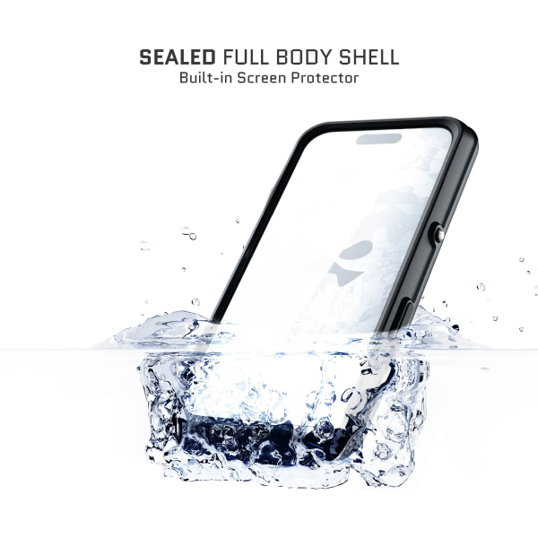 Ghostek Nautical Slim Waterproof Magsafe Case Apple Iphone 16 Black - Afbeelding 11