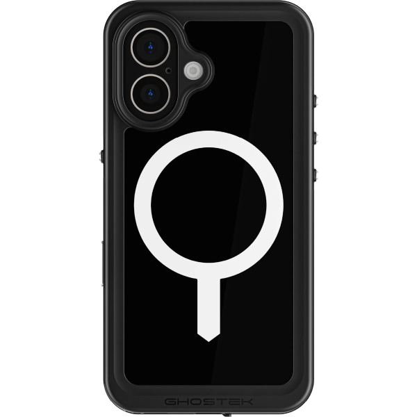 Ghostek Nautical Slim Waterproof Magsafe Case Apple Iphone 16 Black - Afbeelding 2