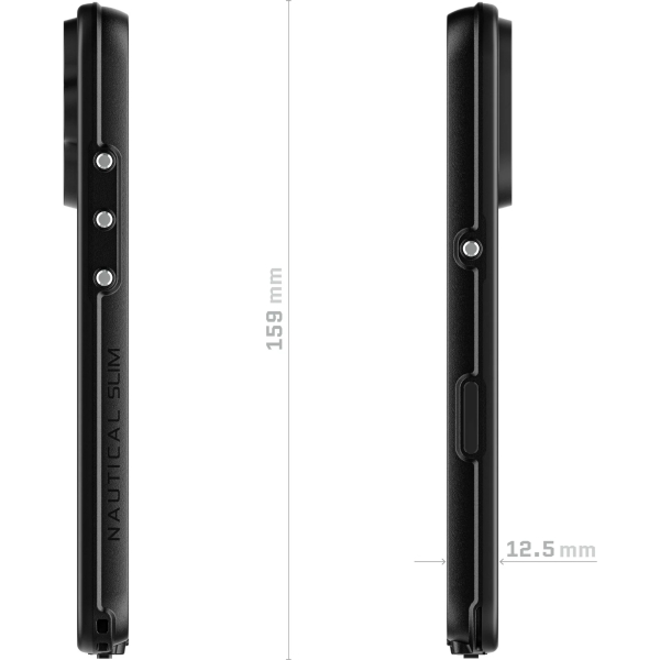 Ghostek Nautical Slim Waterproof Magsafe Case Apple Iphone 16 Black - Afbeelding 4