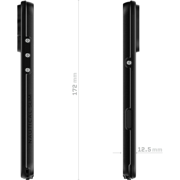 Ghostek Nautical Slim Waterproof Magsafe Case Apple Iphone 16 Plus Black - Afbeelding 4