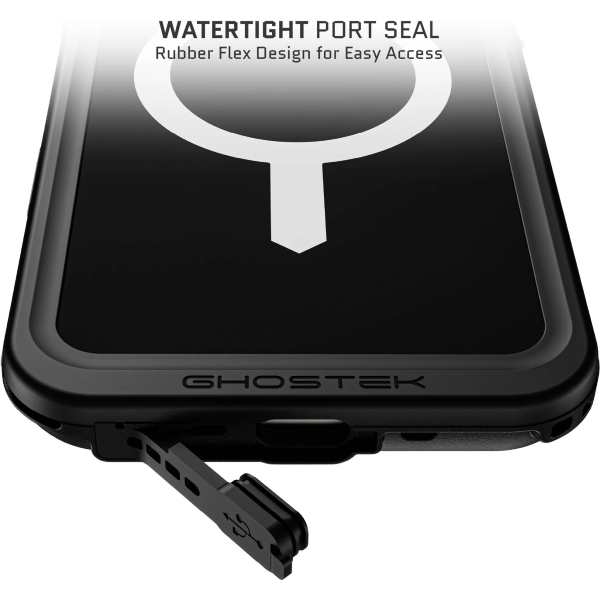 Ghostek Nautical Slim Waterproof Magsafe Case Apple Iphone 16 Plus Black - Afbeelding 9