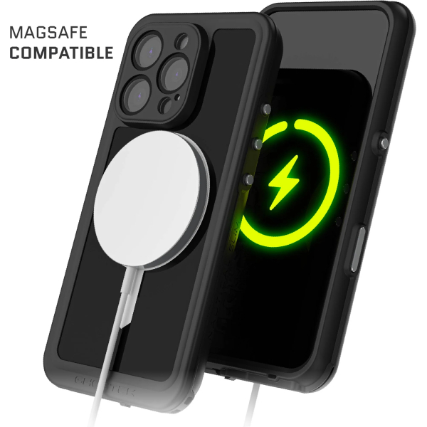 Ghostek Nautical Slim Waterproof Magsafe Case Apple Iphone 16 Pro Black - Afbeelding 10