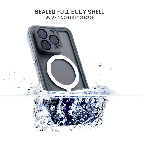 Ghostek Nautical Slim Waterproof Magsafe Case Apple Iphone 16 Pro Black - Afbeelding 11