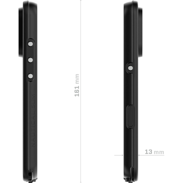 Ghostek Nautical Slim Waterproof Magsafe Case Apple Iphone 16 Pro Black - Afbeelding 4
