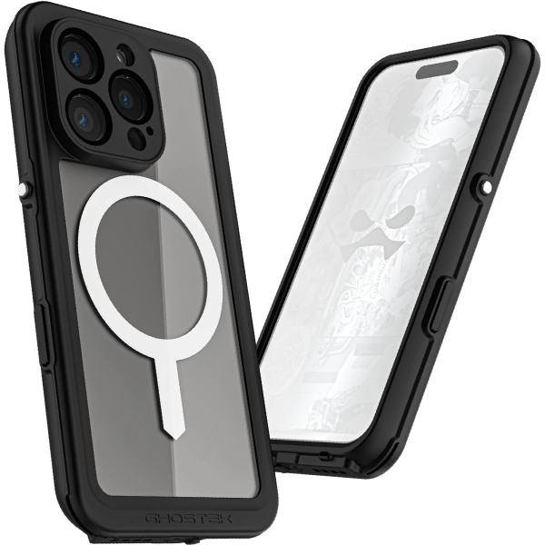 Ghostek Nautical Slim Waterproof Magsafe Case Apple Iphone 16 Pro Clear - Afbeelding 6