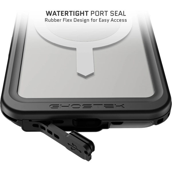 Ghostek Nautical Slim Waterproof Magsafe Case Apple Iphone 16 Pro Clear - Afbeelding 9