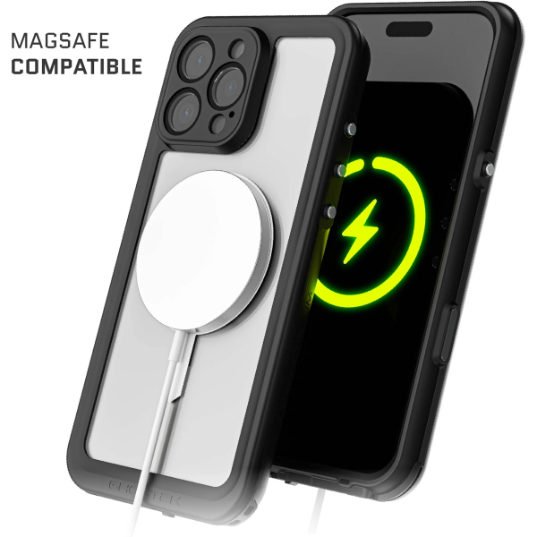 Ghostek Nautical Slim Waterproof Magsafe Case Apple Iphone 16 Pro Max Clear - Afbeelding 10