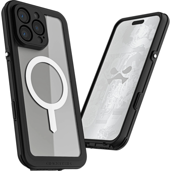 Ghostek Nautical Slim Waterproof Magsafe Case Apple Iphone 16 Pro Max Clear - Afbeelding 6