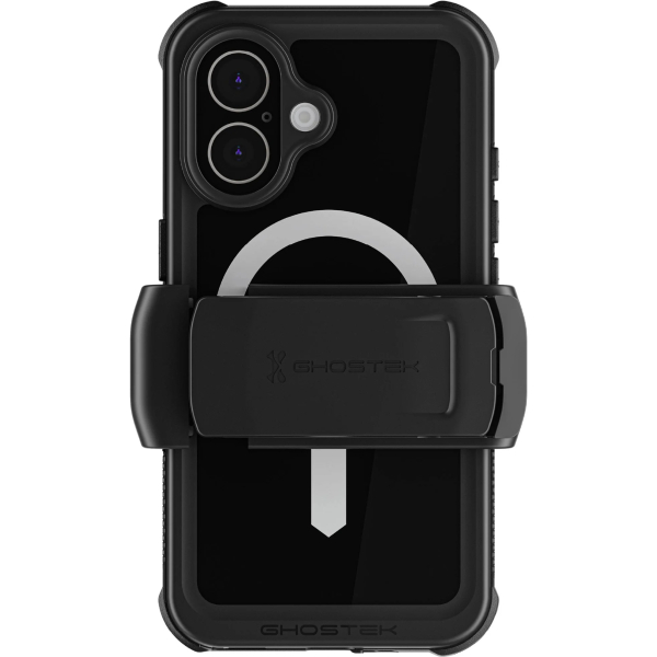 Ghostek Nautical Waterproof Magsafe Case + Belt Swivel Holster Apple Iphone 16 Black - Afbeelding 2