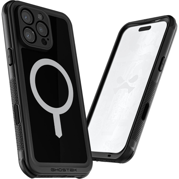 Ghostek Nautical Waterproof Magsafe Case + Belt Swivel Holster Apple Iphone 16 Pro Max Black - Afbeelding 7