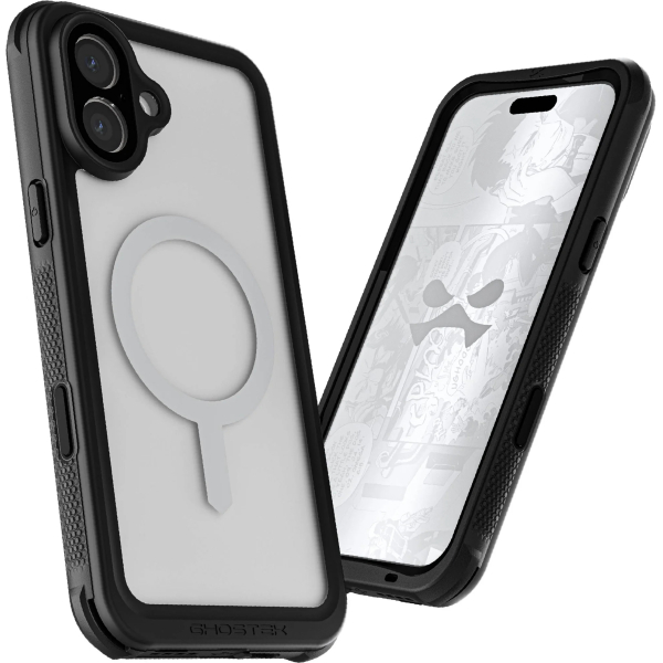Ghostek Nautical Waterproof Magsafe Case + Belt Swivel Holster Apple Iphone 16 Plus Clear - Afbeelding 7