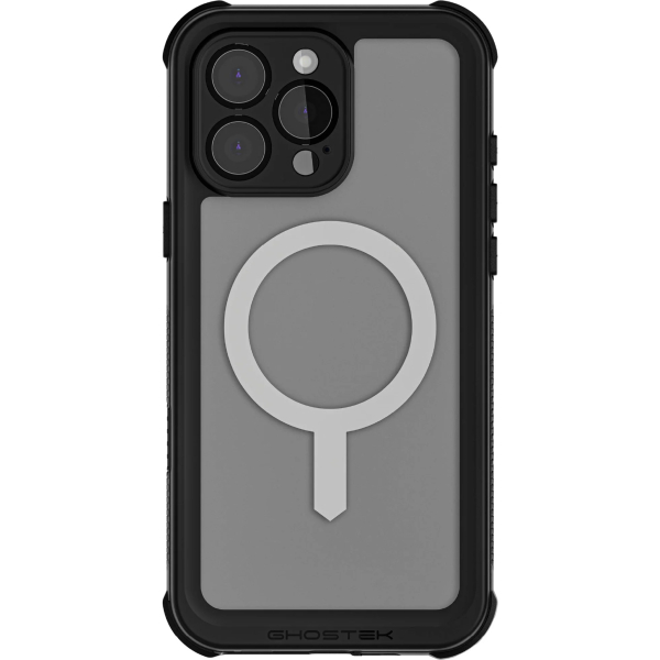 Ghostek Nautical Waterproof Magsafe Case + Belt Swivel Holster Apple Iphone 16 Pro Max Clear - Afbeelding 3