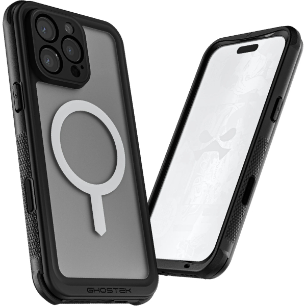 Ghostek Nautical Waterproof Magsafe Case + Belt Swivel Holster Apple Iphone 16 Pro Max Clear - Afbeelding 7