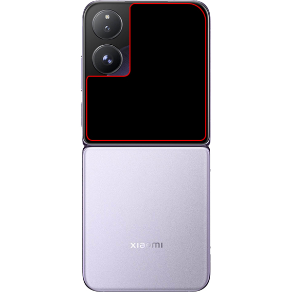 Mobilize Glass Screen Protector Xiaomi Mix Flip (Outer Display) - Afbeelding 2