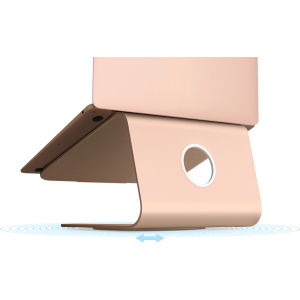 Rain Design Mstand 360 Laptop Stand + Swivel Base Rose Gold Actie Pakket 5+1 Gratis