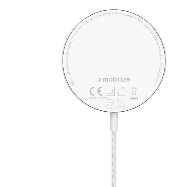 Mobilize 3In1 Magnetic Wireless Charger Magsafe Compatible 15W White - Afbeelding 7