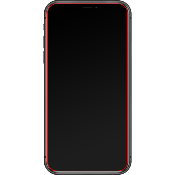 Mobilize Glass Screen Protector With Applicator For Apple Iphone Xr/11 Black Frame - Afbeelding 2