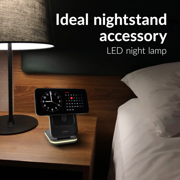 Mobilize 4In1 Wireless Charger Station With Detachable Power Bank 5000Mah Black - Afbeelding 8