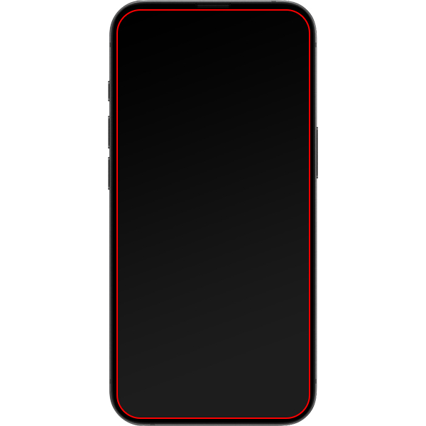 Mobilize Glass Screen Protector - Black Frame - Apple Iphone 13/13 Pro/14/16E - Afbeelding 2