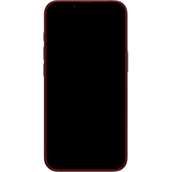 Mobilize Privacy Glass Screen Protector - Black Frame - For Apple Iphone 16E - Afbeelding 2