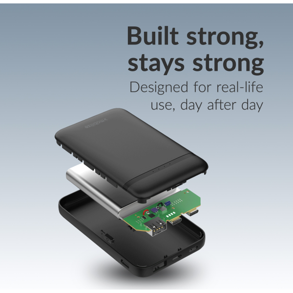 Mobilize Power Bank 5000Mah 10W Black - Afbeelding 5