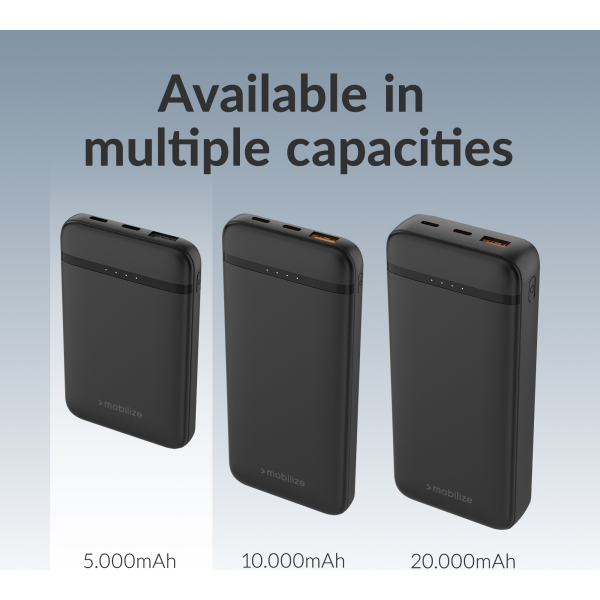 Mobilize Power Bank 5000Mah 10W Black - Afbeelding 9
