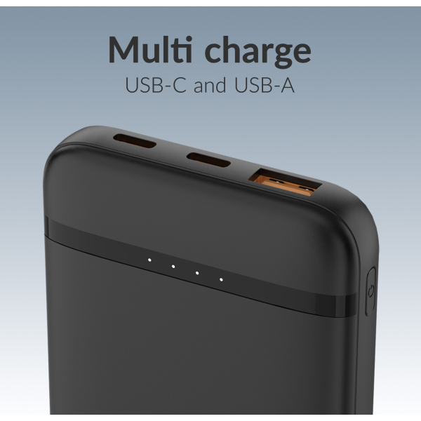 Mobilize Power Bank 10000Mah Pd 20W Black - Afbeelding 4