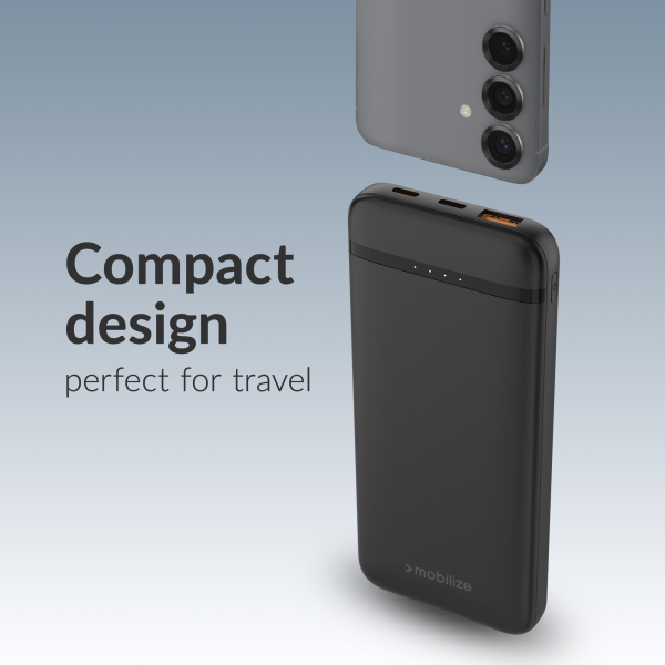 Mobilize Power Bank 10000Mah Pd 20W Black - Afbeelding 6