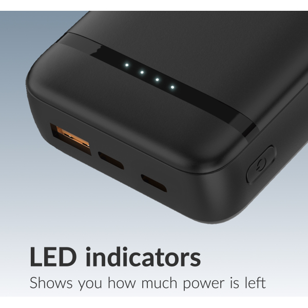 Mobilize Power Bank 20000Mah Pd 20W Black - Afbeelding 7
