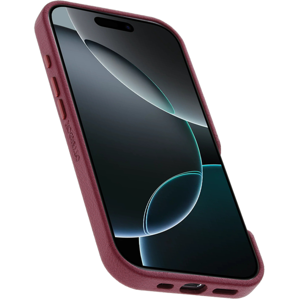 Otterbox Symmetry+ Cactus Leather Case Apple Iphone 16 Pro Foxberry - Afbeelding 3