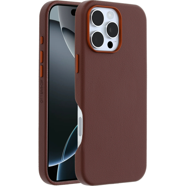 Otterbox Symmetry+ Cactus Leather Case Apple Iphone 16 Pro Max Rich Adobe - Afbeelding 4